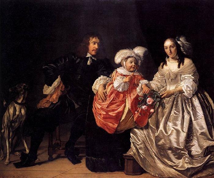 Bartholomeus van der Helst Carpentier and Child France oil painting art
